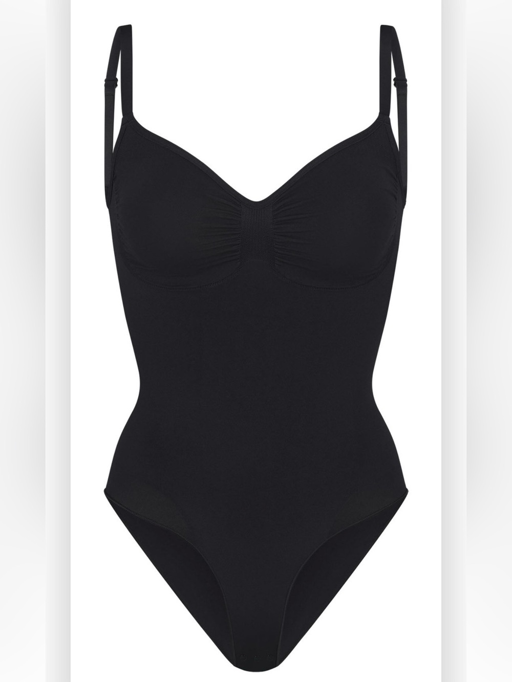 SKIMS Seamless Sculpt Brief Bodysuit Body Shaper Top L/XL L XL Onyx Black